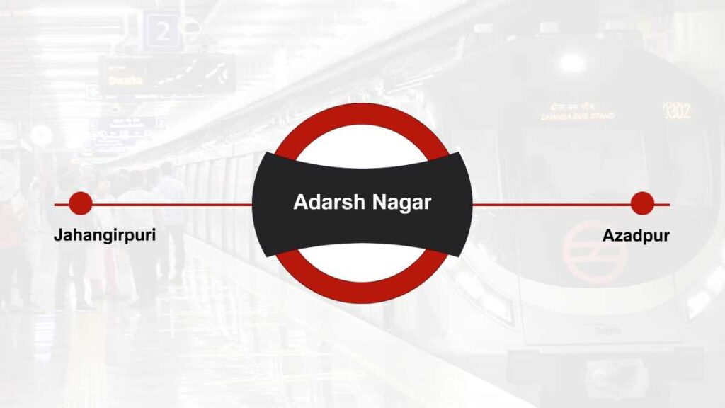 Adarsh Nagar Delhi Metro Station