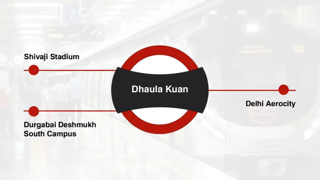 Dhaula Kuan Delhi Metro Station