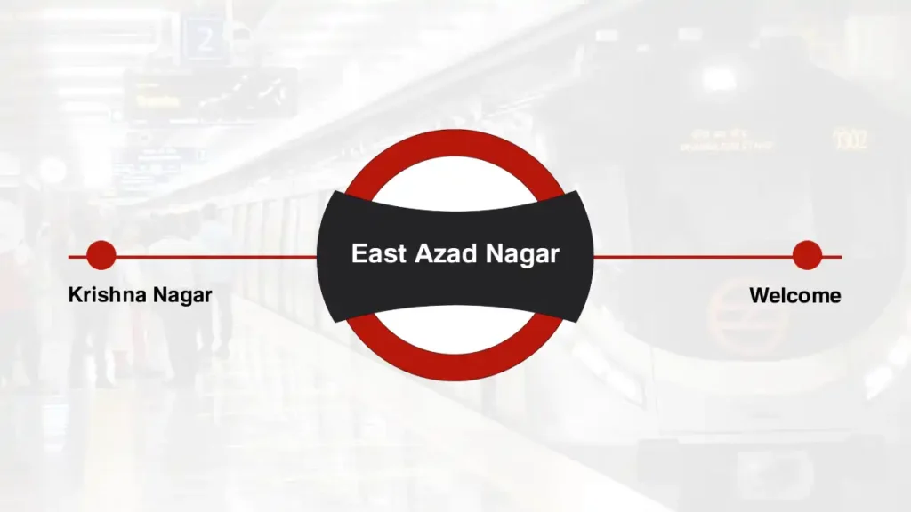 East Azad Nagar Delhi Metro Station