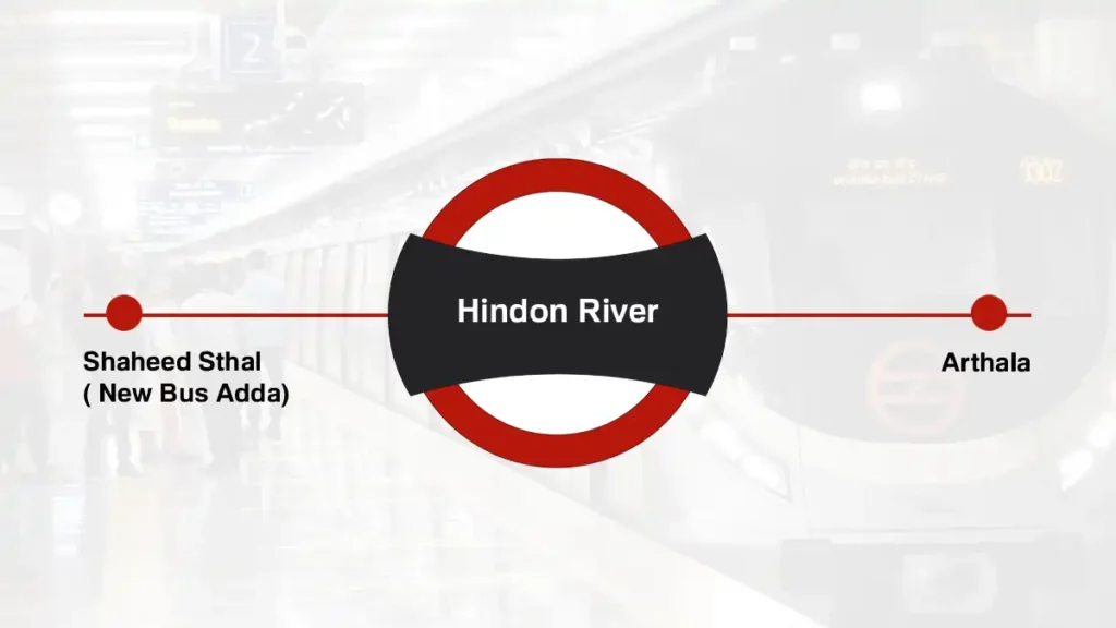 Hindon River Delhi Metro Station