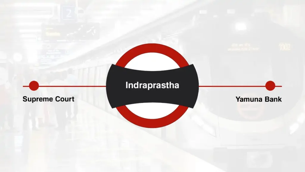 Indraprastha Delhi Metro Station