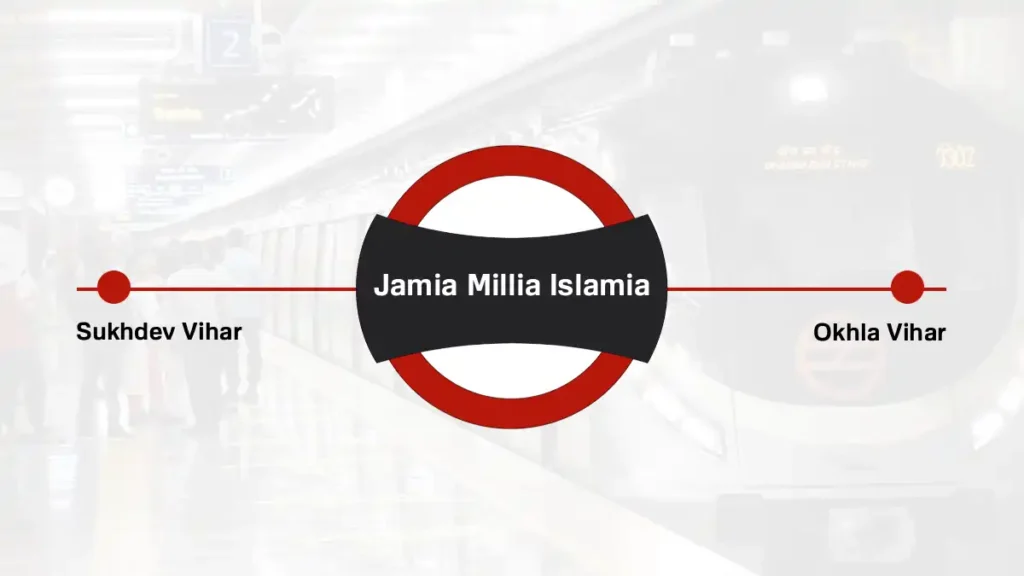 Jamia Millia Islamia Delhi Metro Station