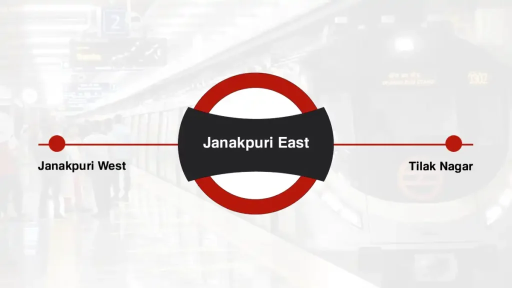 Janakpuri East Delhi Metro Station