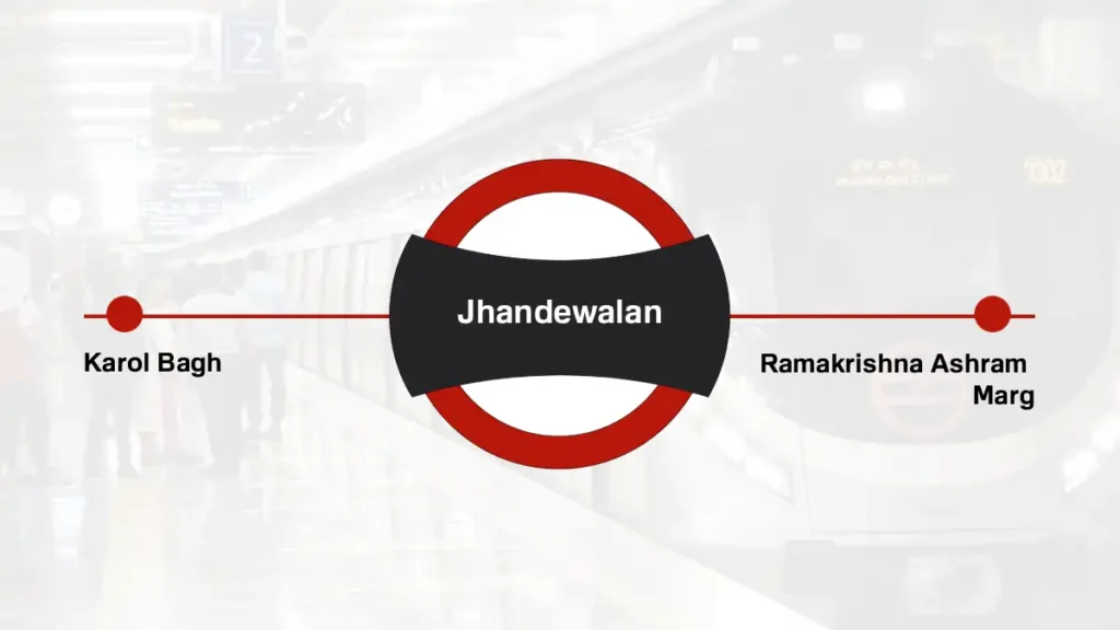 Jhandewalan Delhi Metro Station