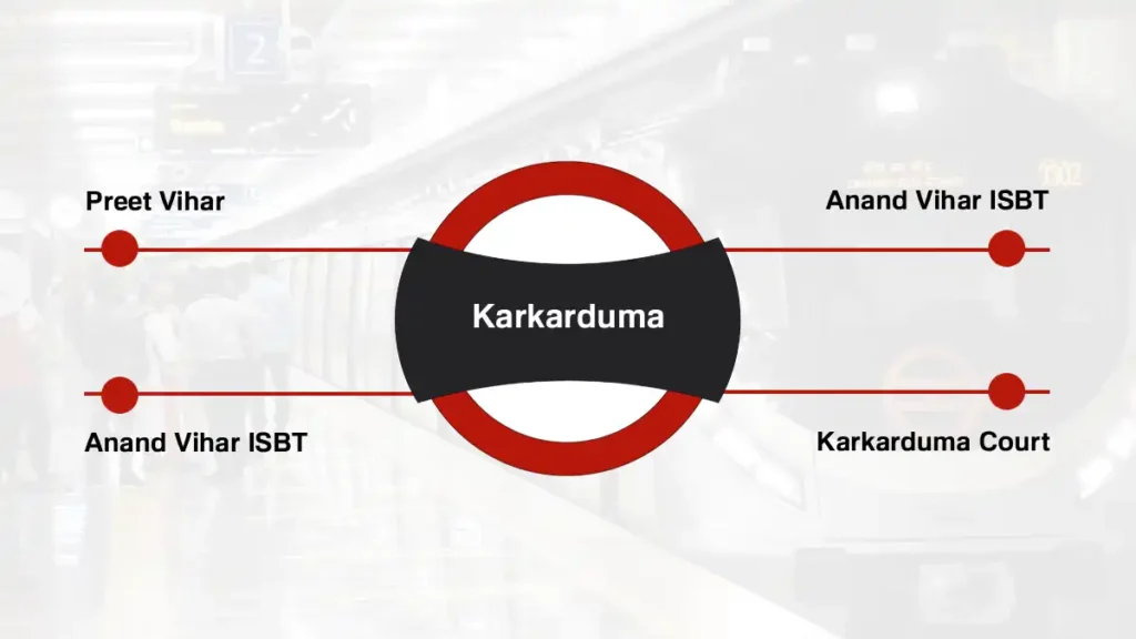 Karkarduma Delhi Metro Station