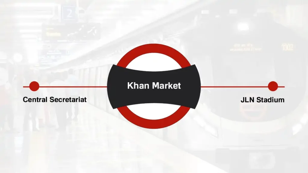 Khan Market Delhi Metro Station