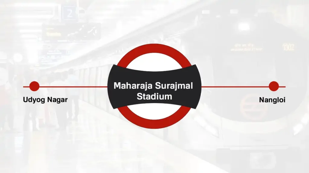 Maharaja Surajmal Stadium Delhi Metro Station