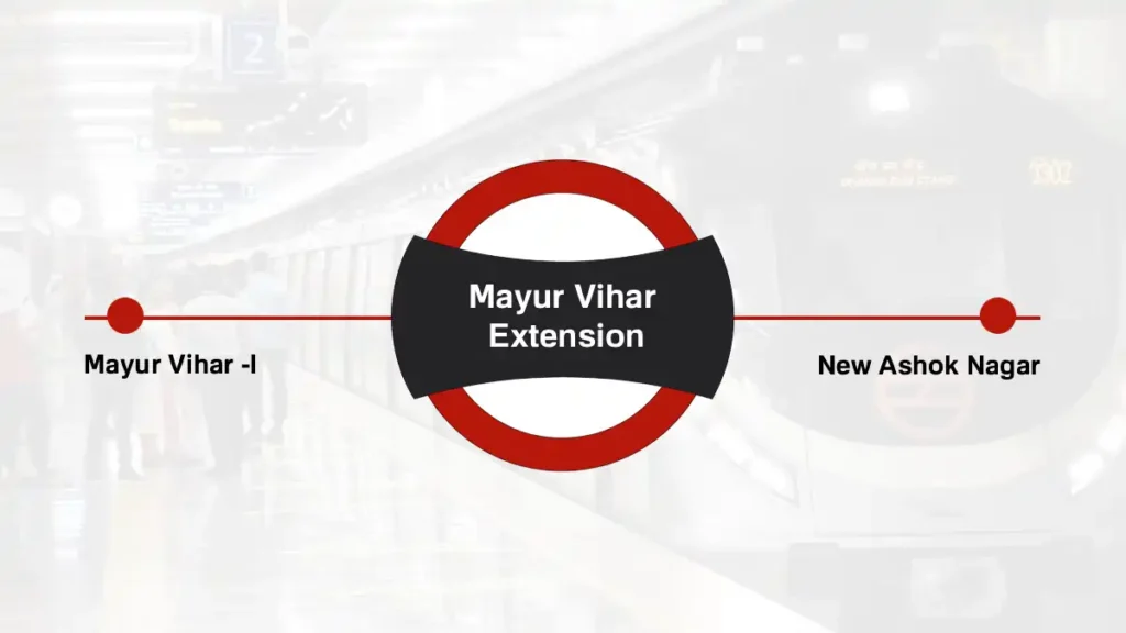 Mayur Vihar Extension Delhi Metro Station