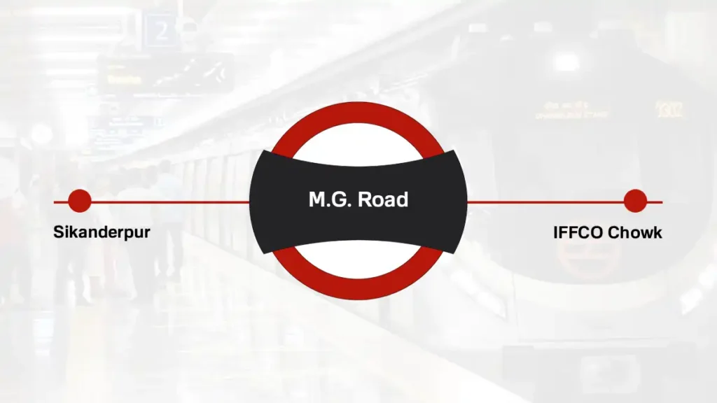 M.G. Road Delhi Metro Station