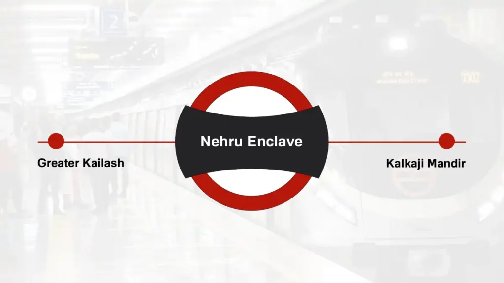 Nehru Enclave Delhi Metro Station