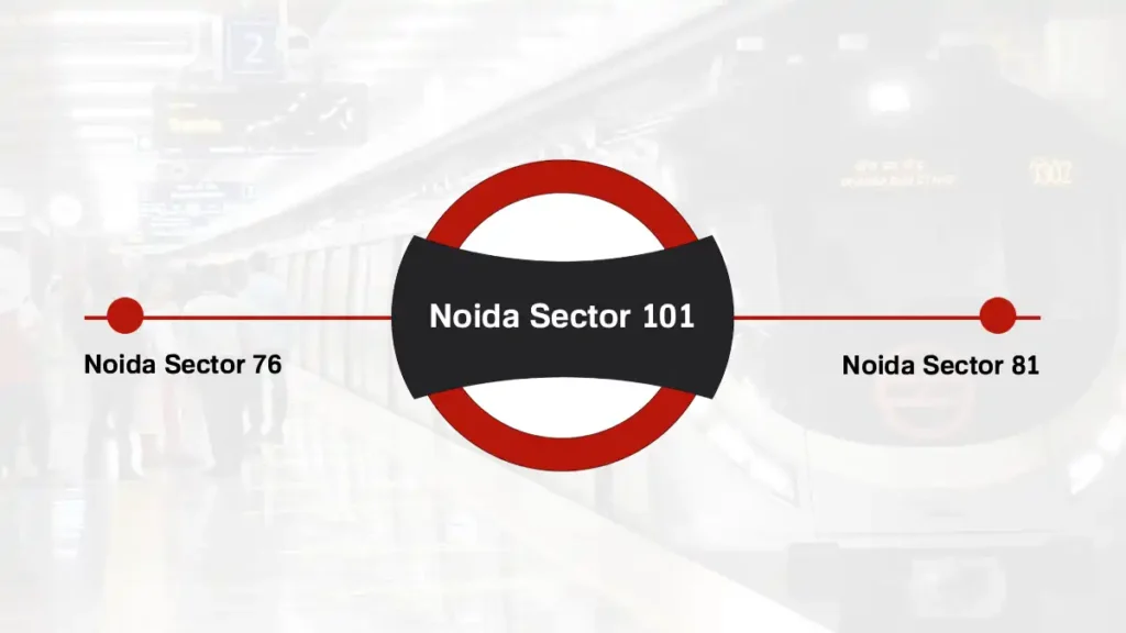 Noida Sector 101 Delhi Metro Station