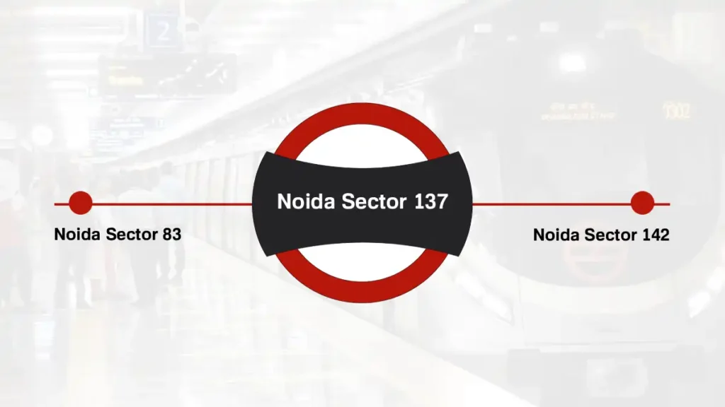 Noida Sector 137 Delhi Metro Station