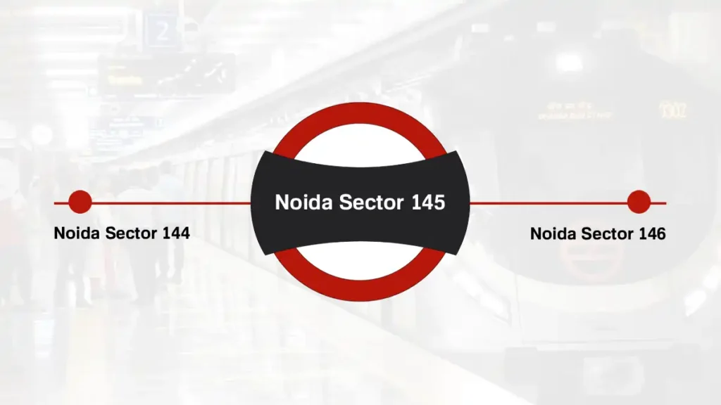 Noida Sector 145 Delhi Metro Station
