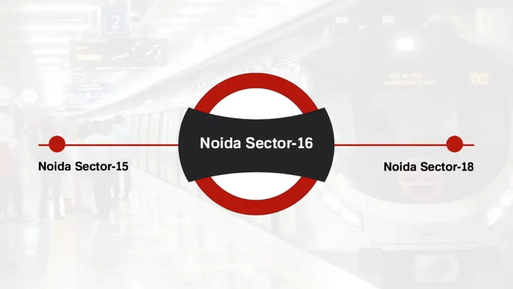 Noida Sector-16 Delhi Metro Station