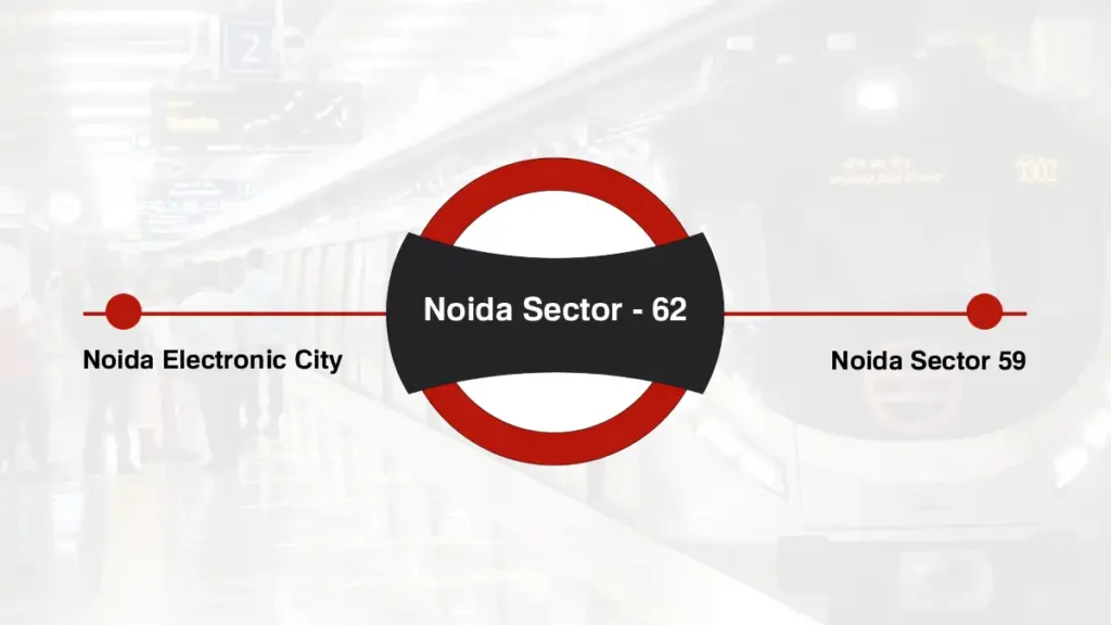 Noida Sector - 62 Delhi Metro Station
