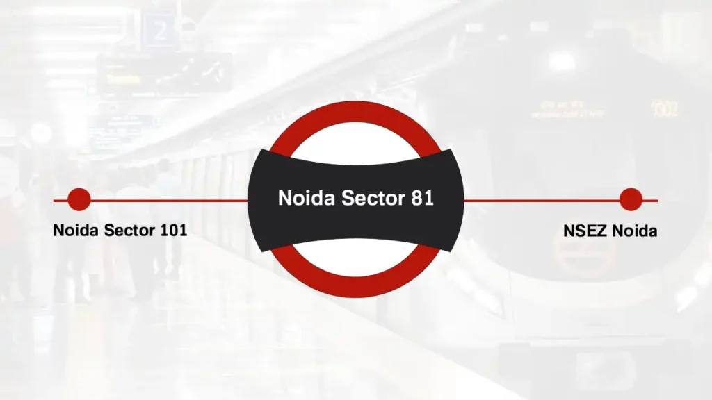 Noida Sector 81 Delhi Metro Station