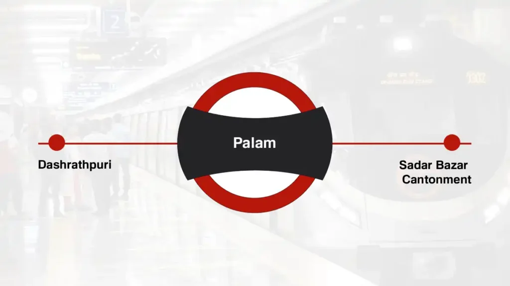 Palam Delhi Metro Station