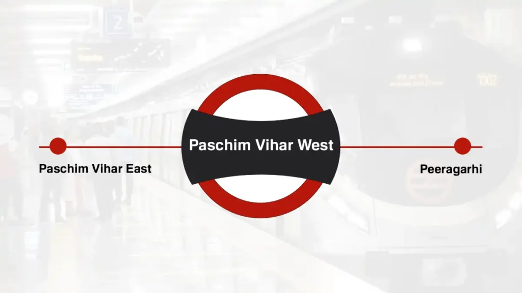Paschim Vihar West Delhi Metro Station