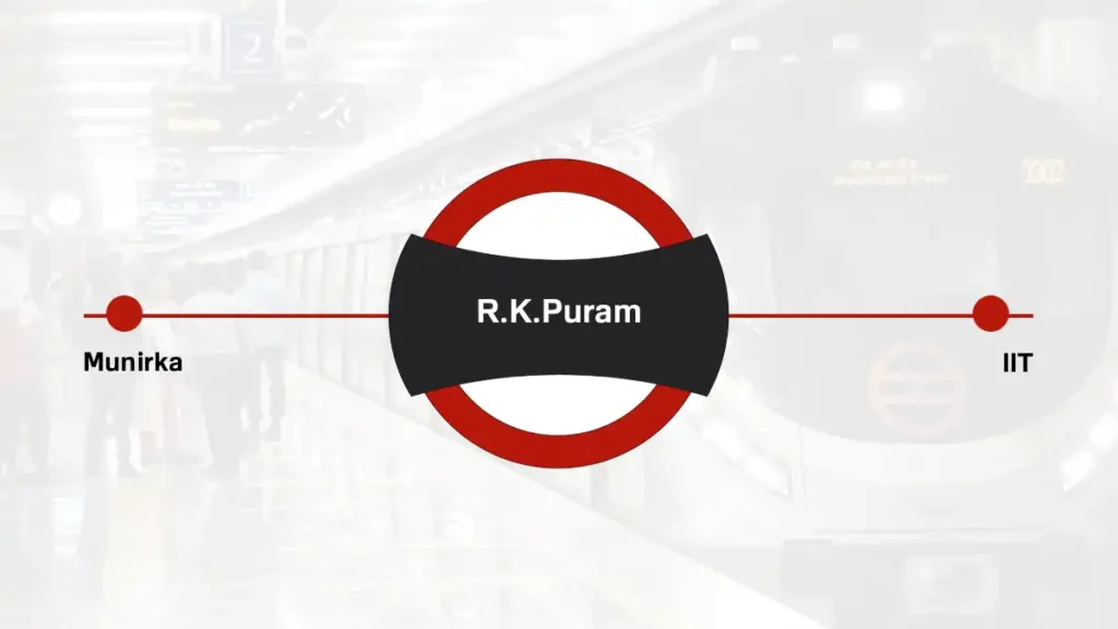 R.K.Puram Delhi Metro Station