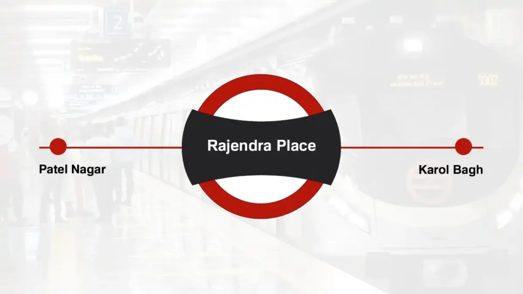 Rajendra Place Delhi Metro Station