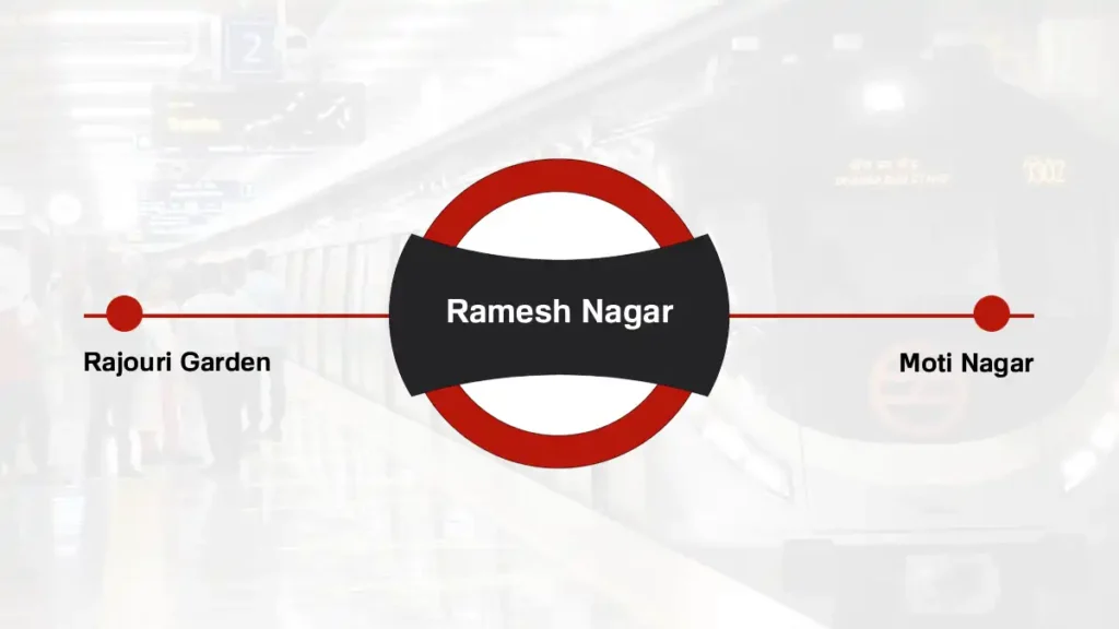Ramesh Nagar Delhi Metro Station