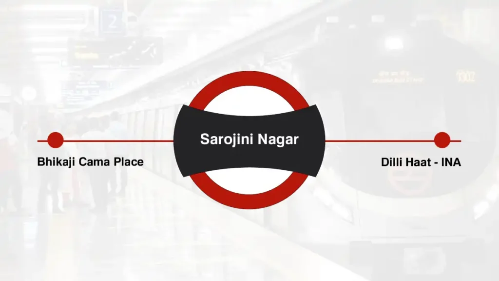 Sarojini Nagar Delhi Metro Station