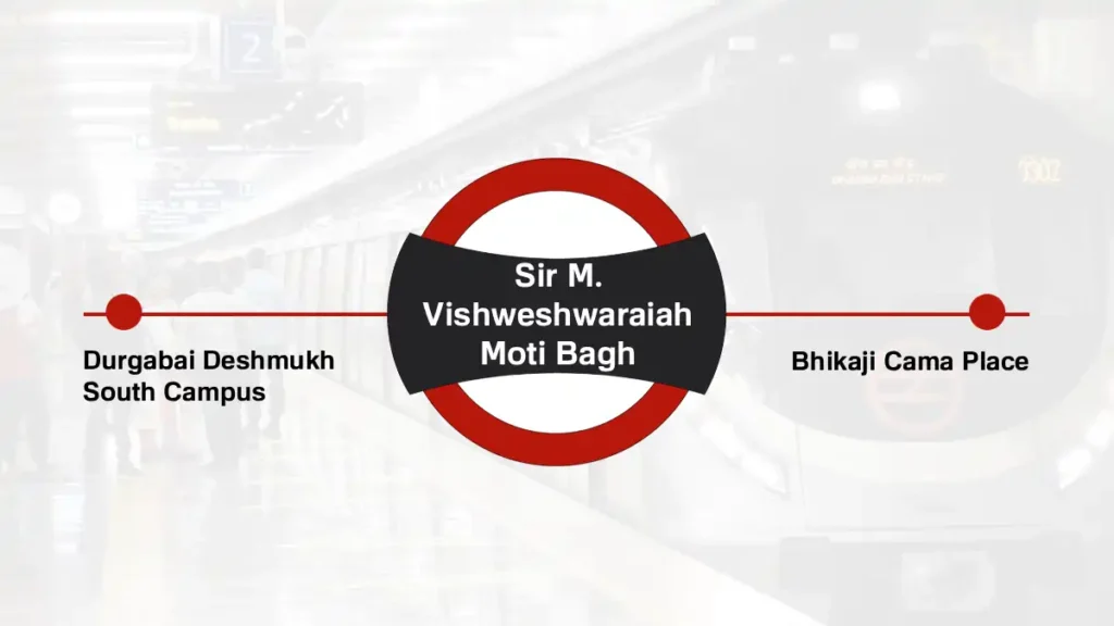Sir M. Vishweshwaraiah Moti Bagh Delhi Metro Station