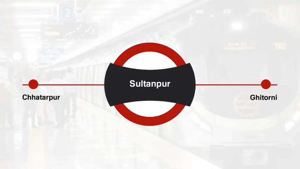 Sultanpur Delhi Metro Station
