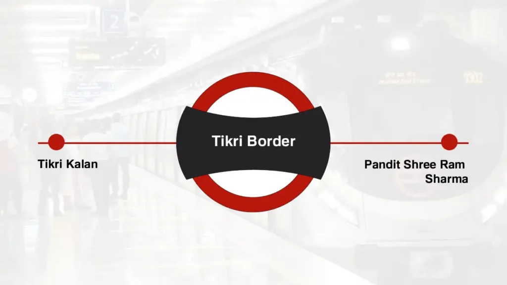 Tikri Border Delhi Metro Station