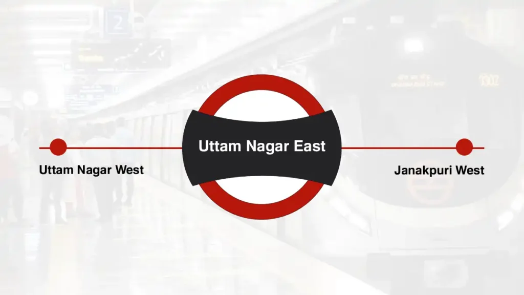 Uttam Nagar East Delhi Metro Station